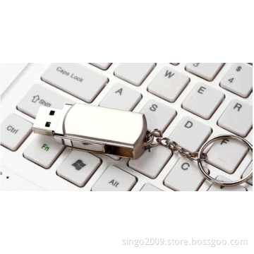 Glittery USB Disk Key Chain with Full Capacity